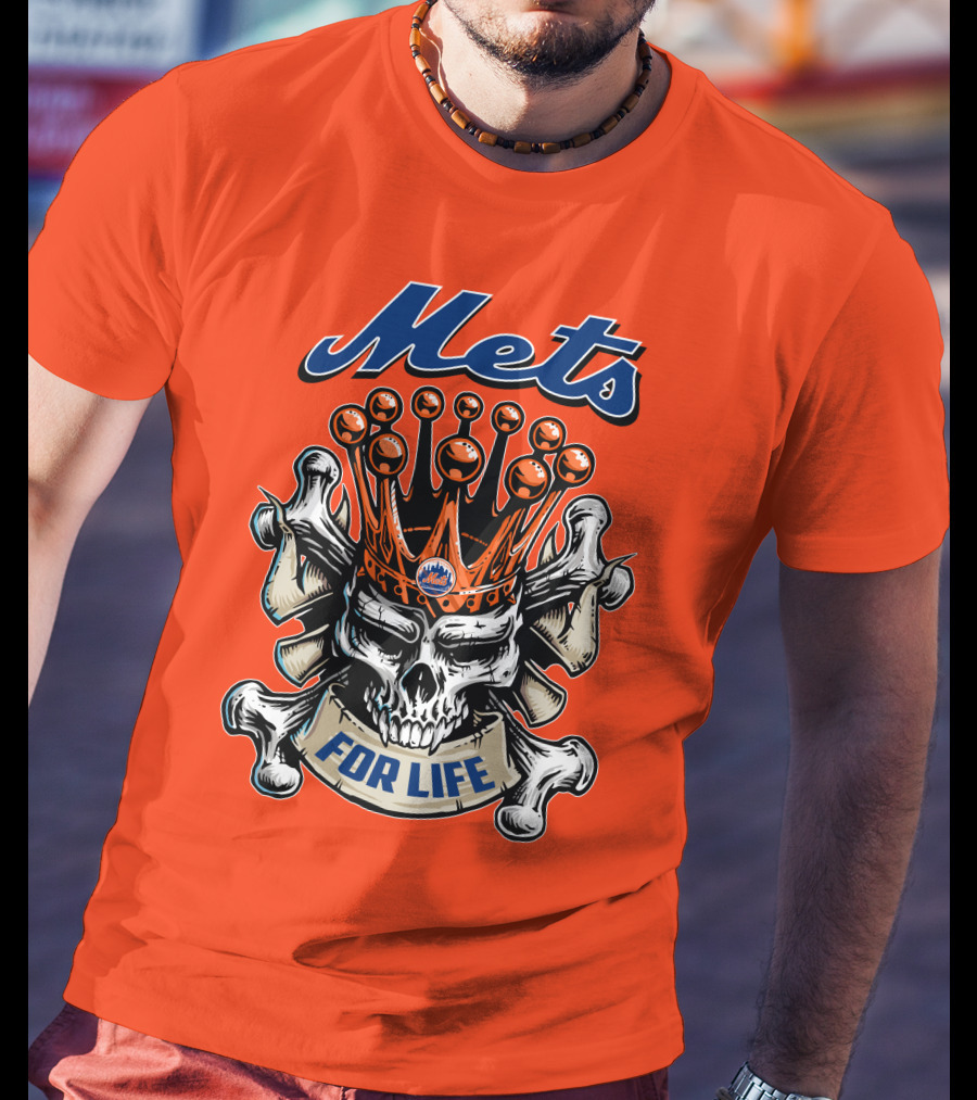 Mets Skull King For Life T-Shirt
