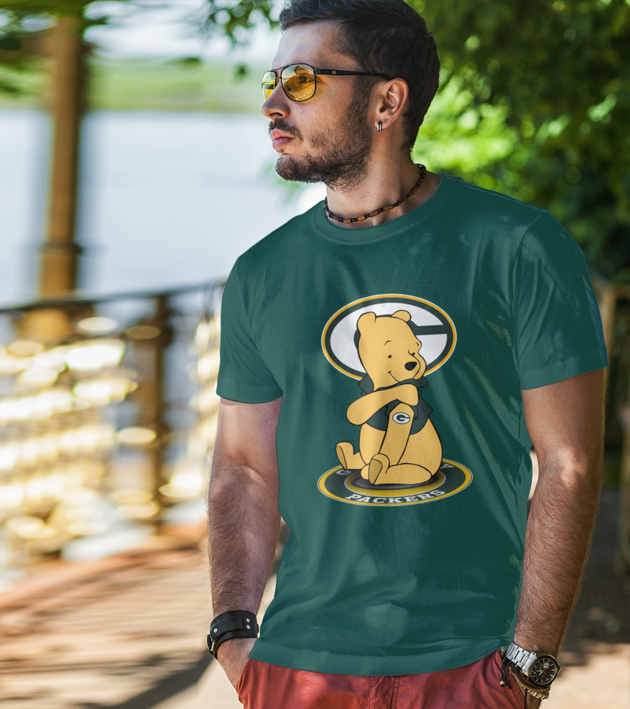 Green Bay Packers Winnie The Pooh G Logo Packers T-Shirt