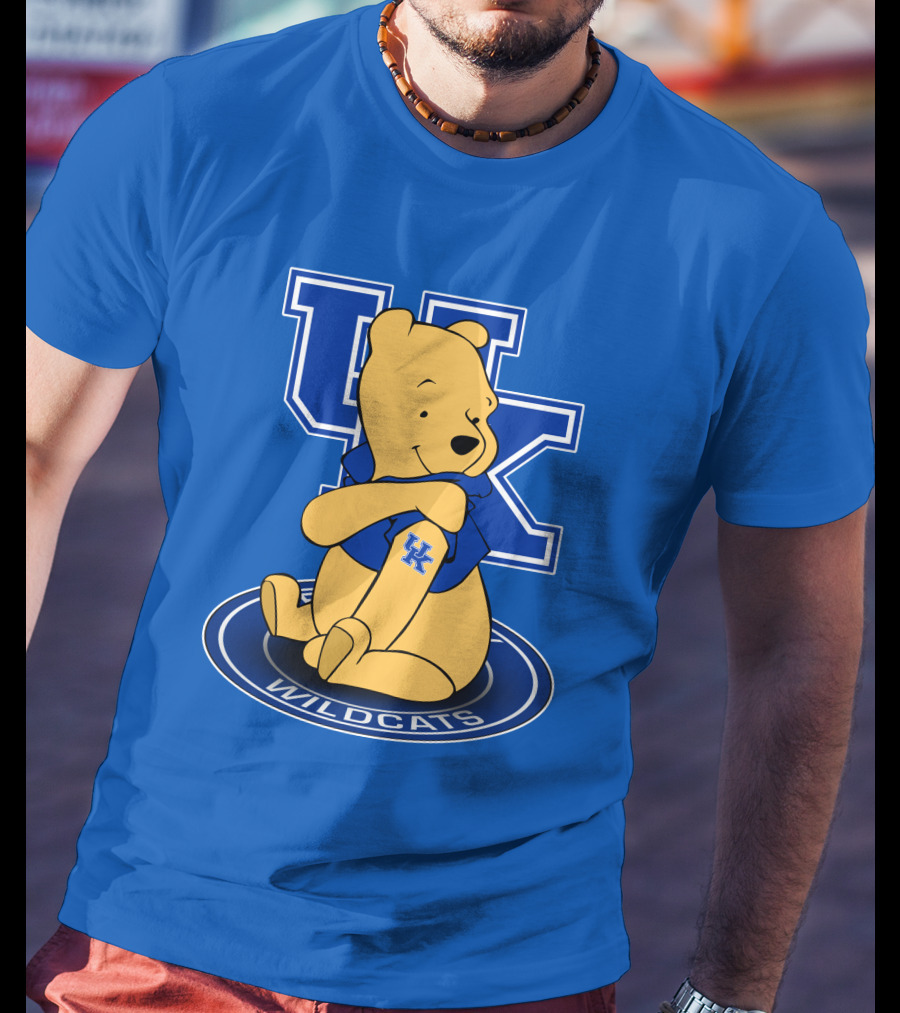 Winnie The Pooh Kentucky Wildcats UK T-Shirt