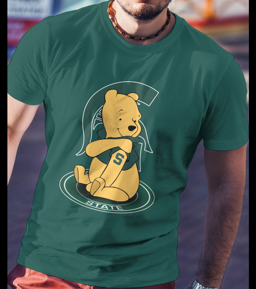 Michigan State Spartans Winnie The Pooh State T-Shirt