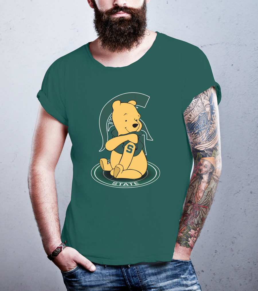 Michigan State Spartans Winnie The Pooh State T-Shirt