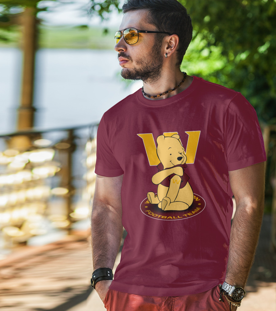Washington Football Team W Winnie The Pooh T-Shirt