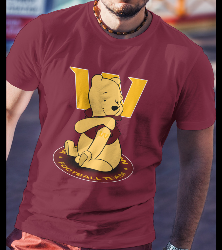 Washington Football Team W Winnie The Pooh T-Shirt
