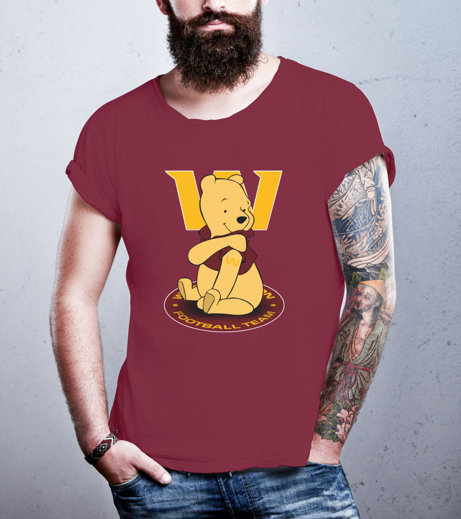 Washington Football Team W Winnie The Pooh T-Shirt
