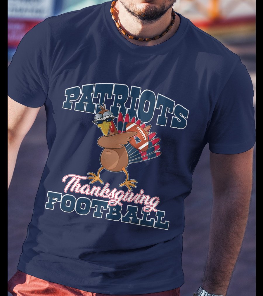 PATRIOTS Thanksgiving Football Turkey T-Shirt
