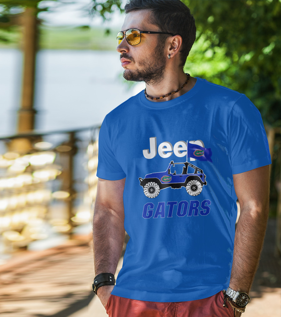 Jeep Florida Gators Flag Adventure T-Shirt