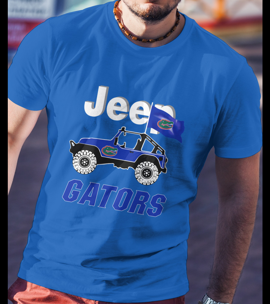 Jeep Florida Gators Flag Adventure T-Shirt