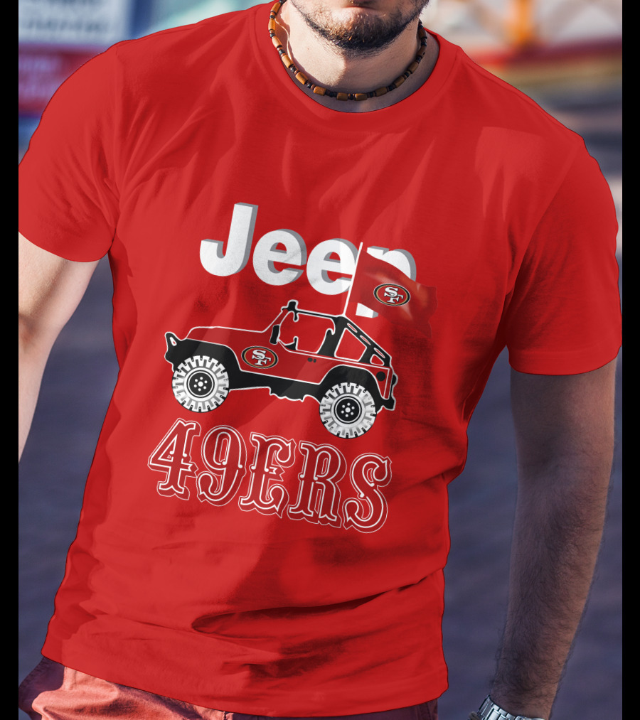Jeep 49ers SF Flag T-Shirt