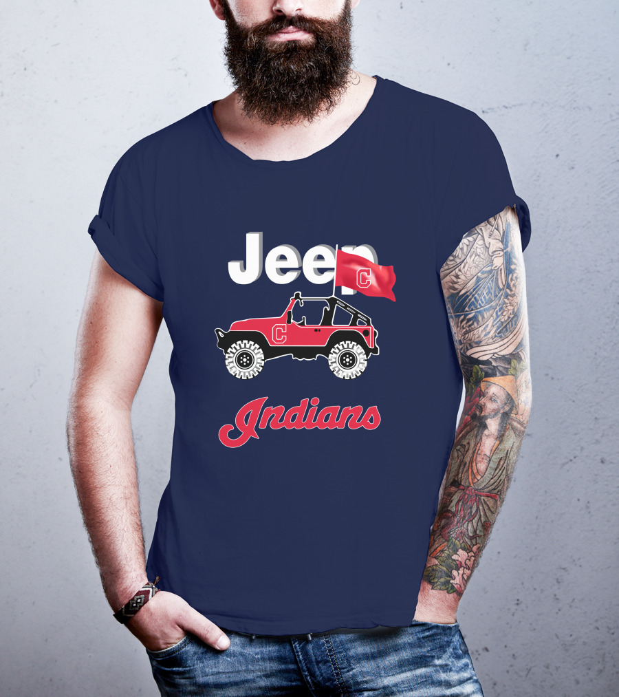 Jeep Indians C Flag T-Shirt