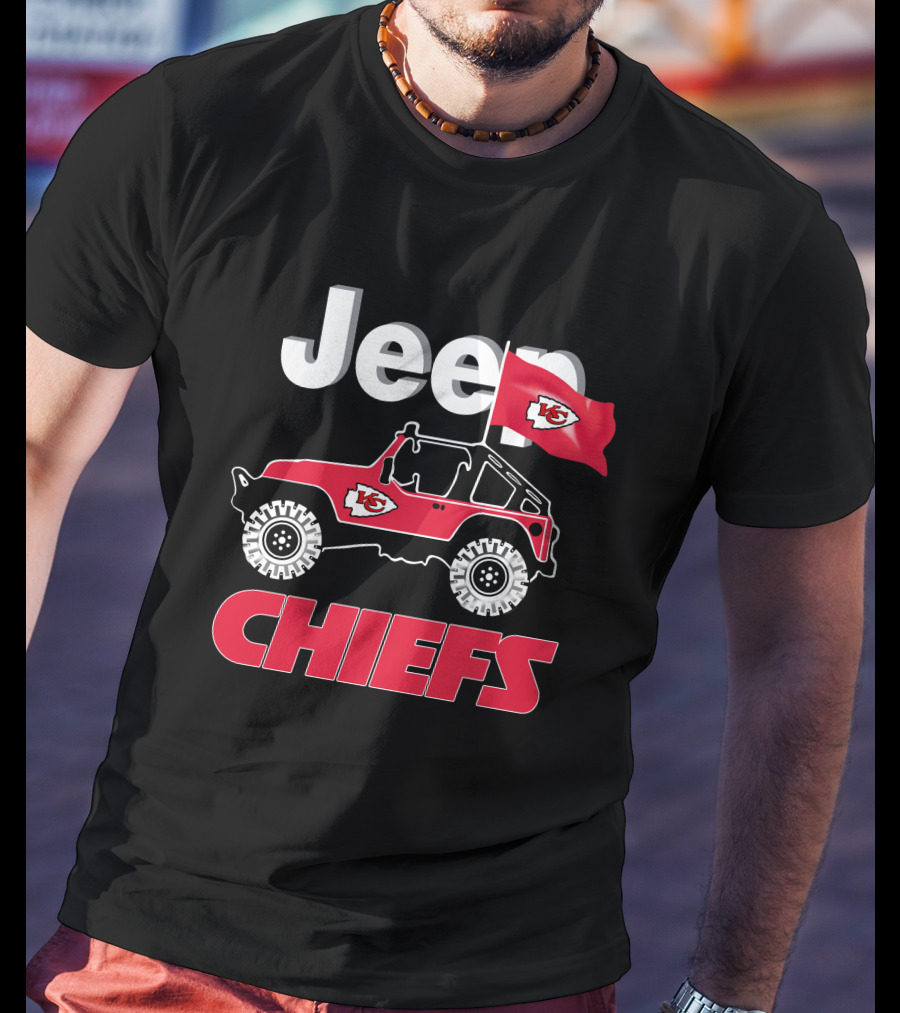 Jeep Kansas City Chiefs Red Flag T-Shirt