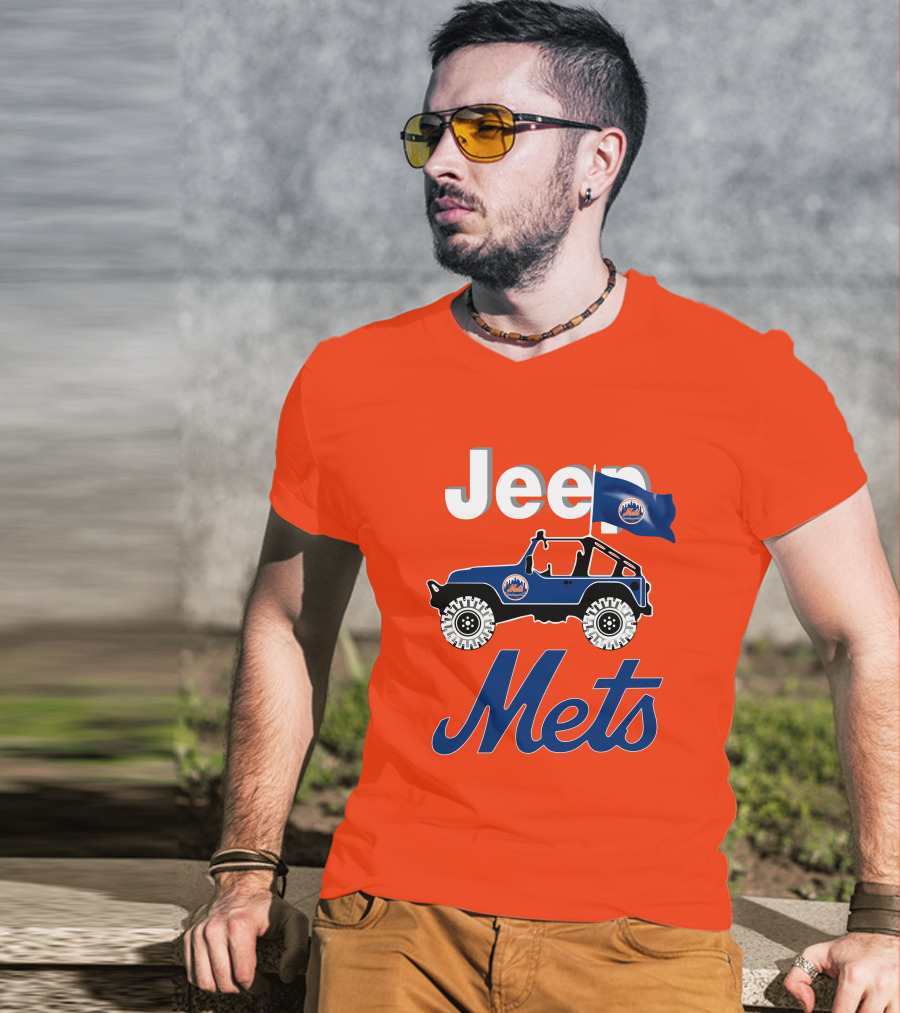 Jeep New York Mets Are Coming T-Shirt