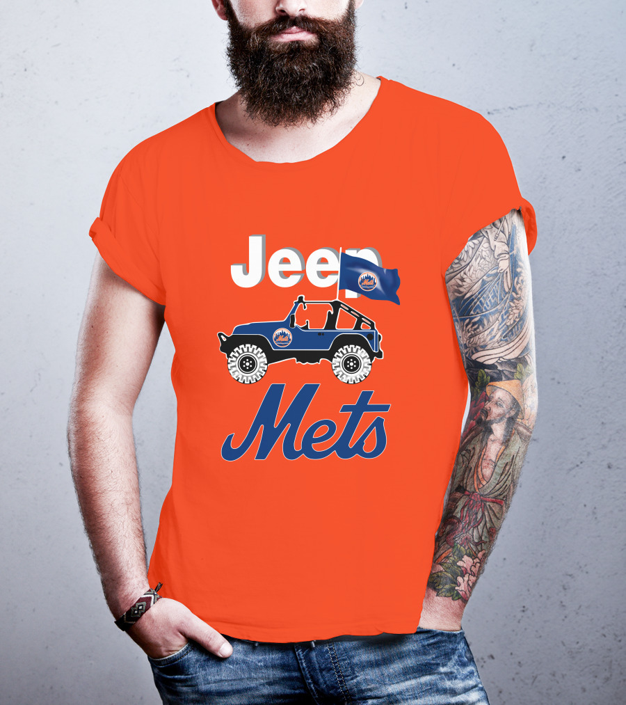 Jeep New York Mets Are Coming T-Shirt