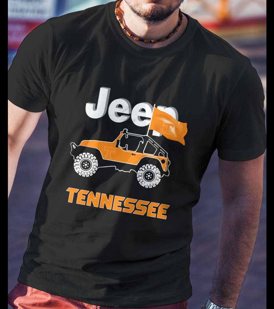 Jeep Tennessee Volunteers Orange Flag Edition T-Shirt