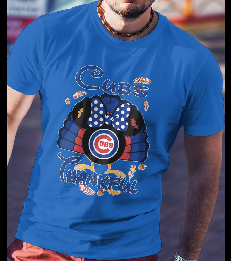 Cubs Thankful Minnie Thanksgiving T-Shirt