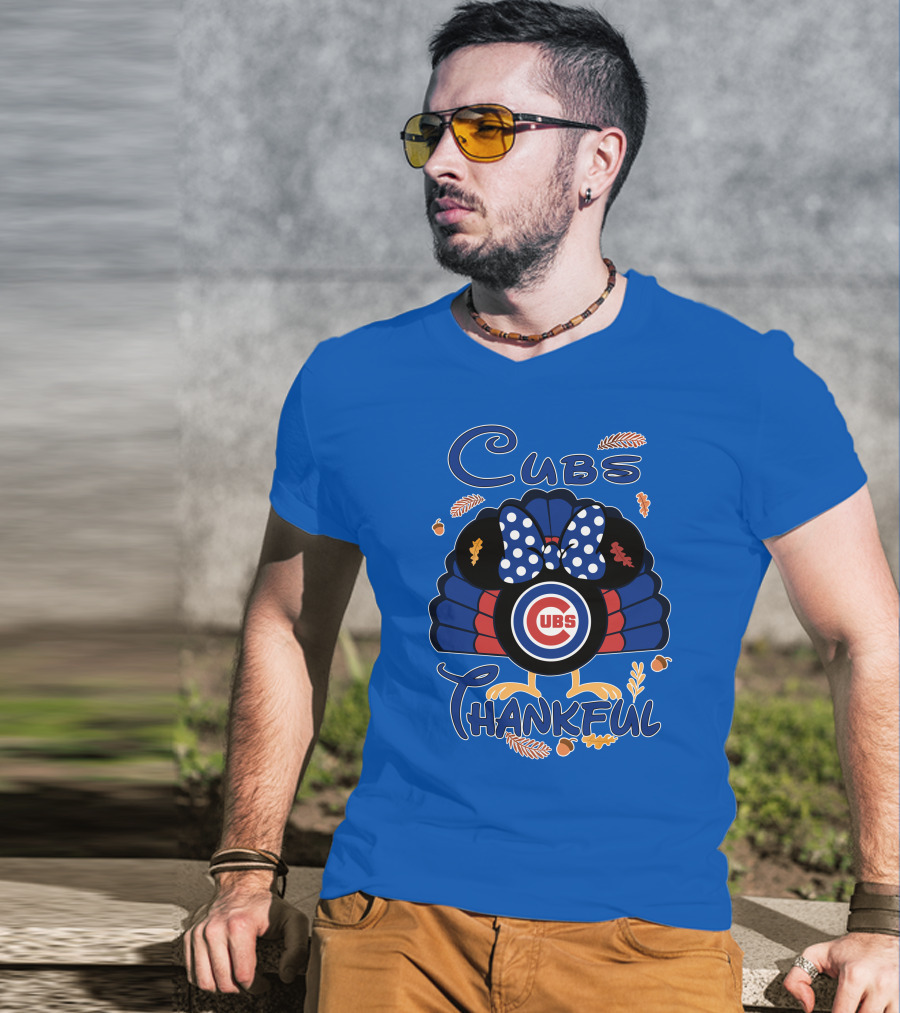 Cubs Thankful Minnie Thanksgiving T-Shirt