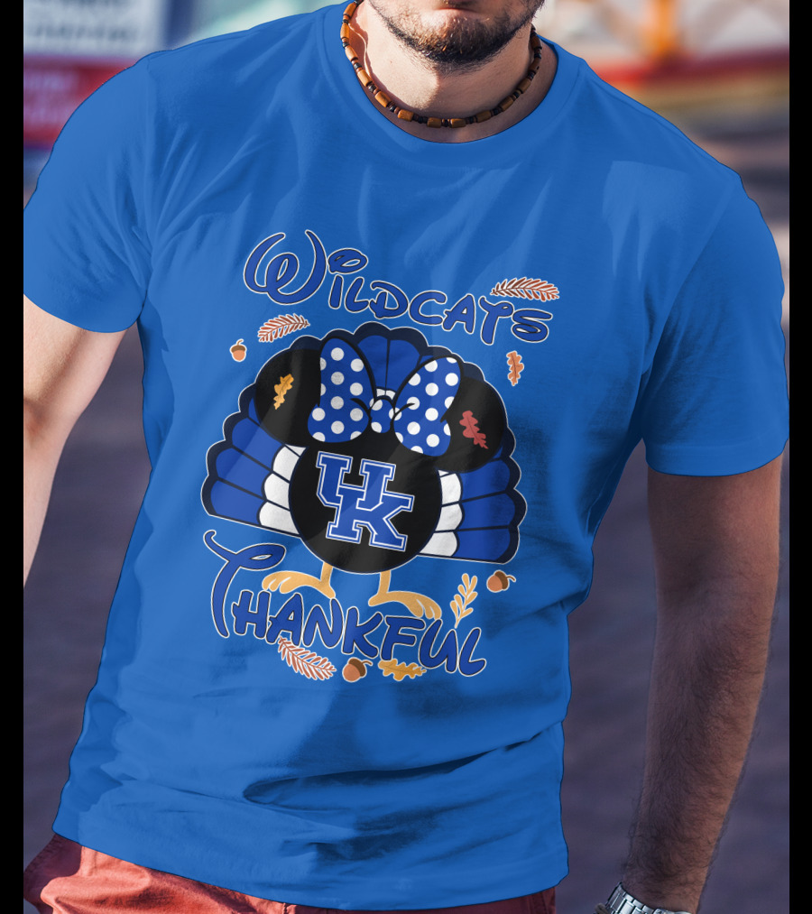 Wildcats Thankful UK Minnie Thanksgiving T-Shirt