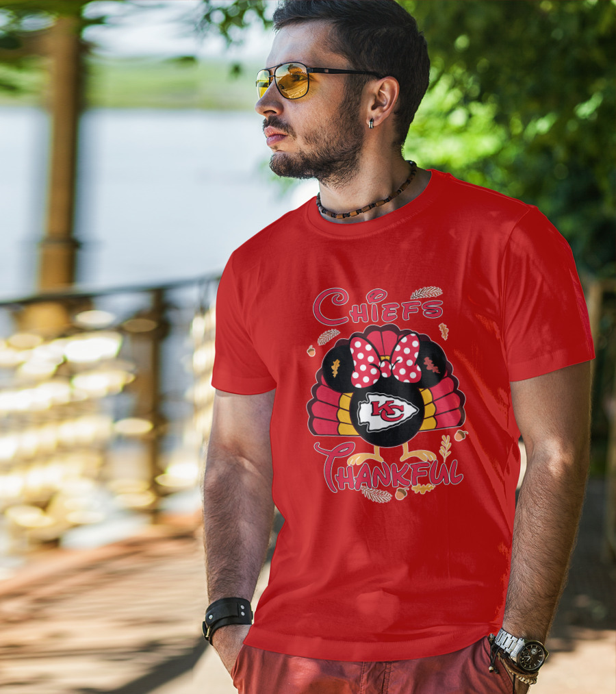 Chiefs Thankful Kansas City Minnie Thanksgiving T-Shirt