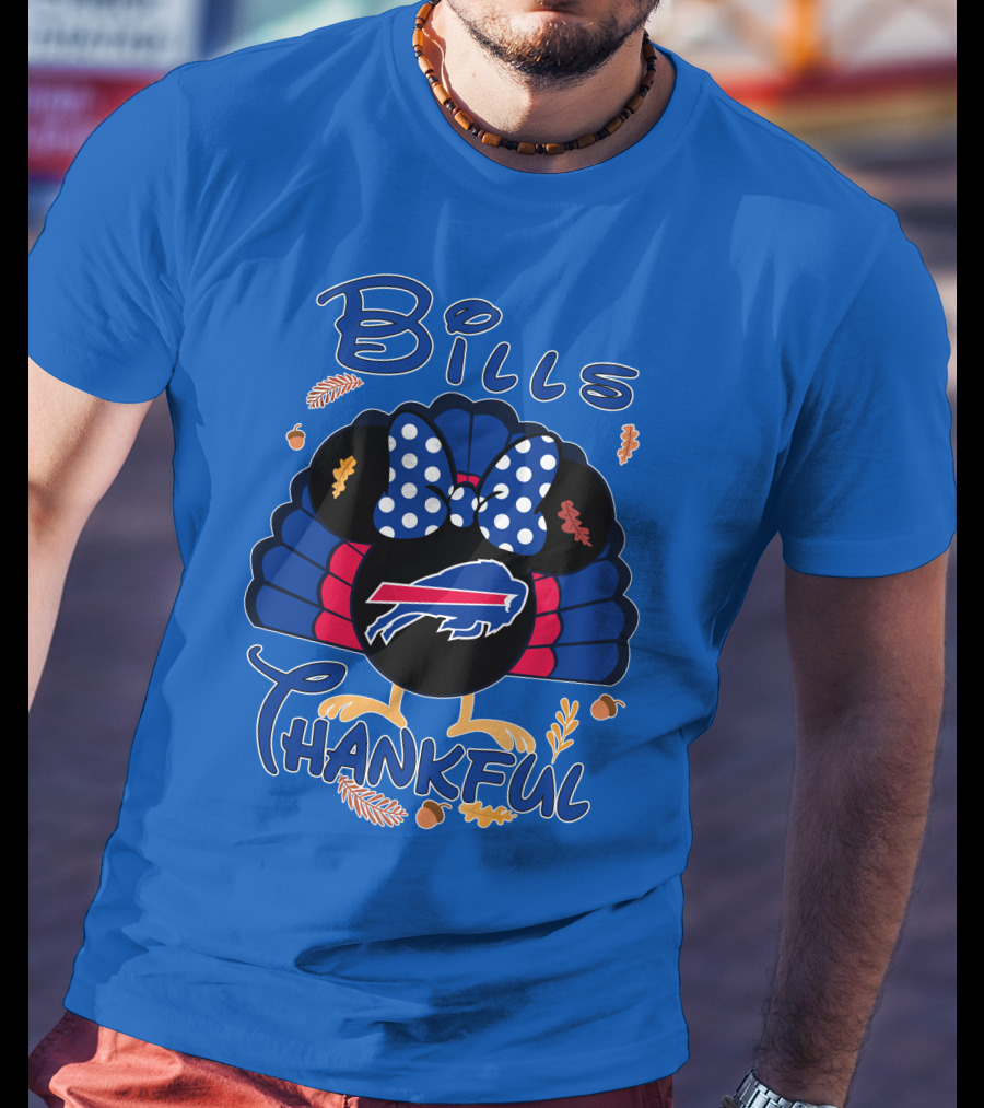 Bills Thankful Buffalo Bills Minnie Thanksgiving T-Shirt