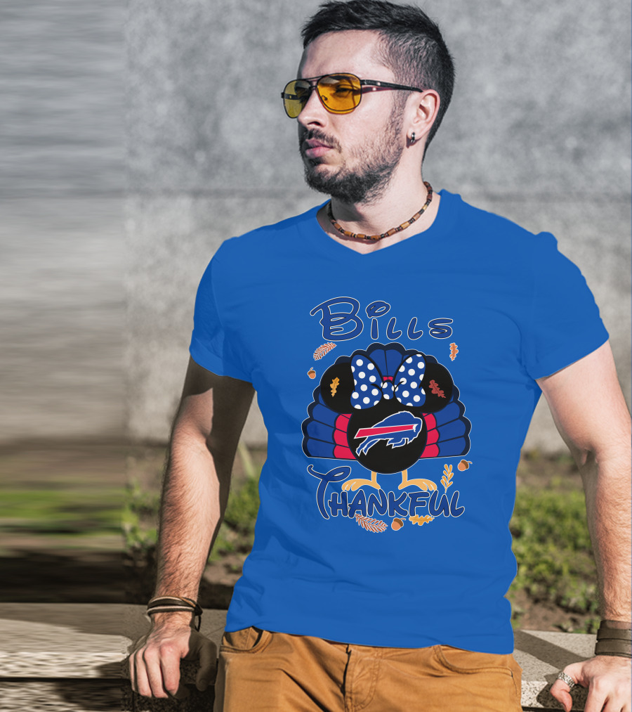 Bills Thankful Buffalo Bills Minnie Thanksgiving T-Shirt