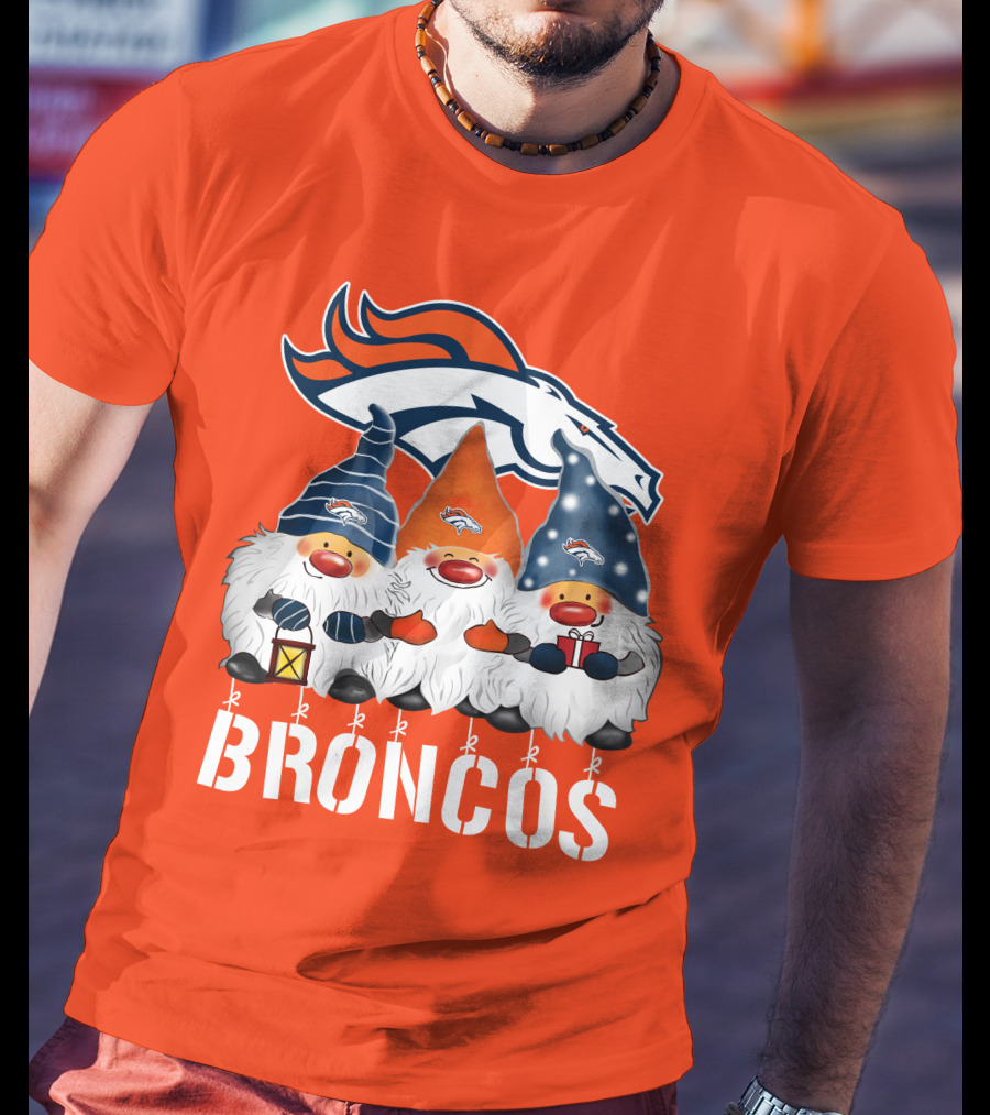 Denver Broncos Merry Christmas Happy Holidays Broncos T-Shirt