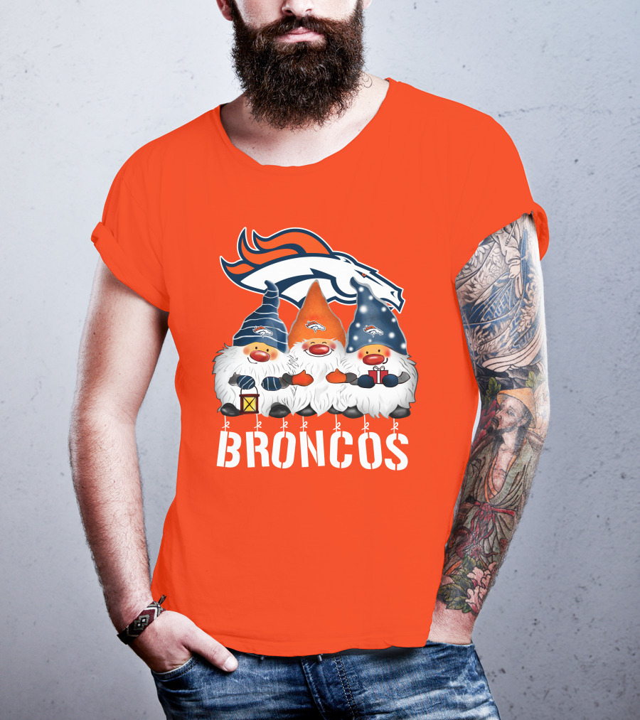 Denver Broncos Merry Christmas Happy Holidays Broncos T-Shirt