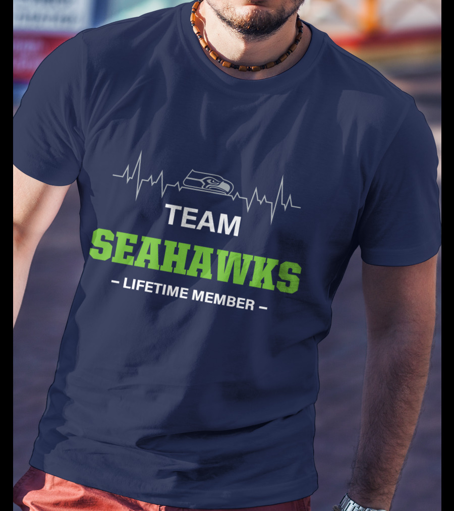 Team Seahawks Lifetime Member T-Shirt