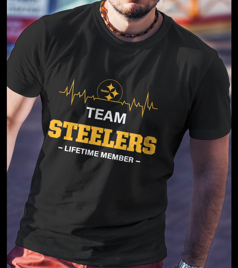 Team Steelers Lifetime Member T-Shirt
