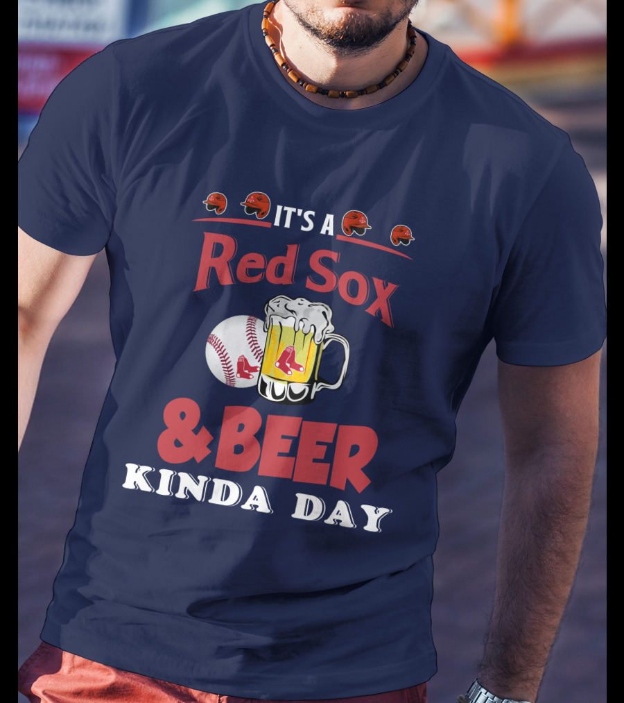 Boston Red Sox Beer Baseball Day T-Shirt