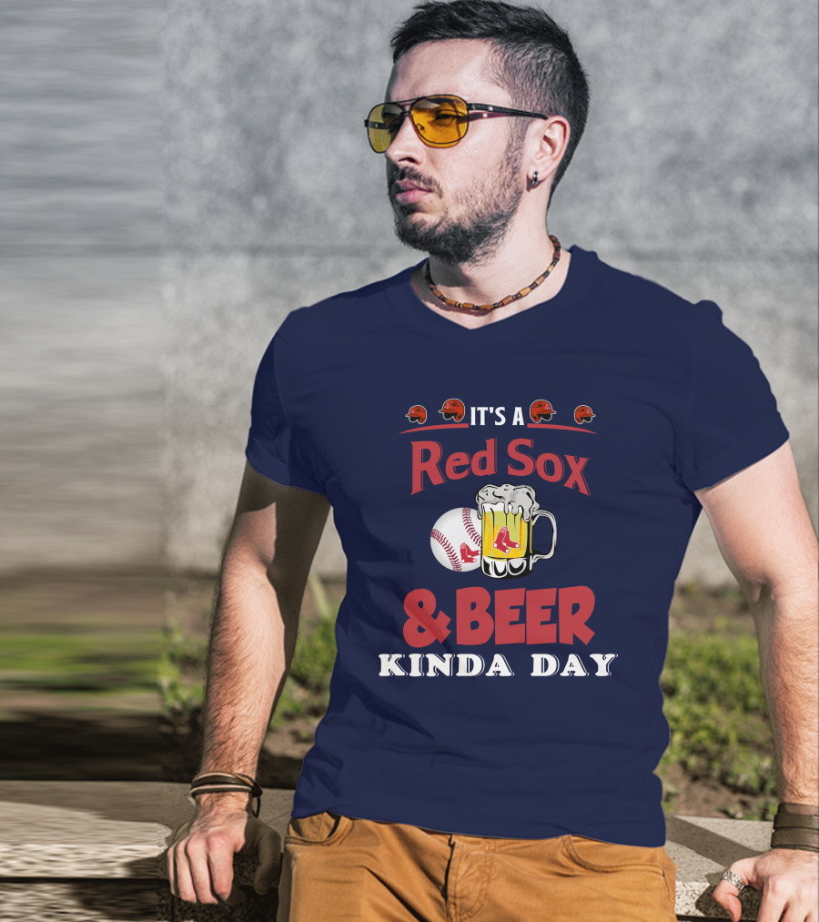Boston Red Sox Beer Baseball Day T-Shirt