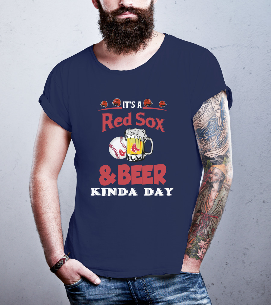 Boston Red Sox Beer Baseball Day T-Shirt