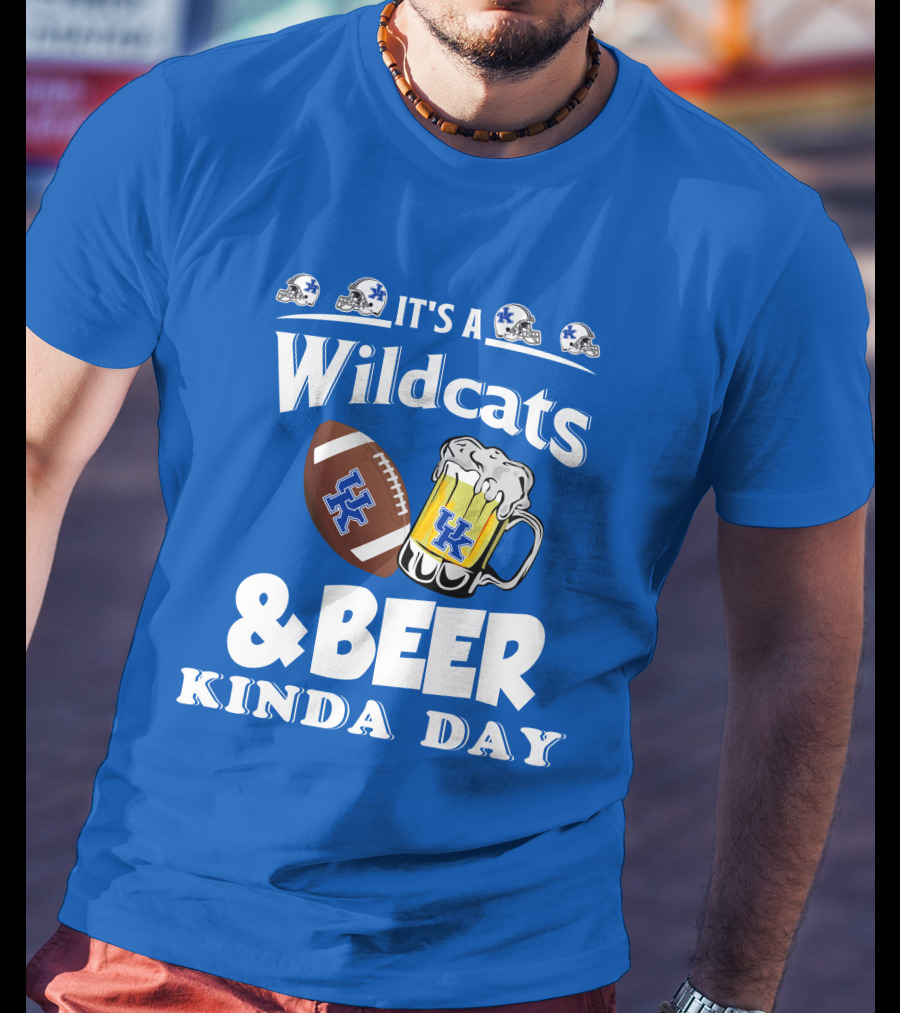 It's A Wildcats Football Beer Kinda Day T-Shirt