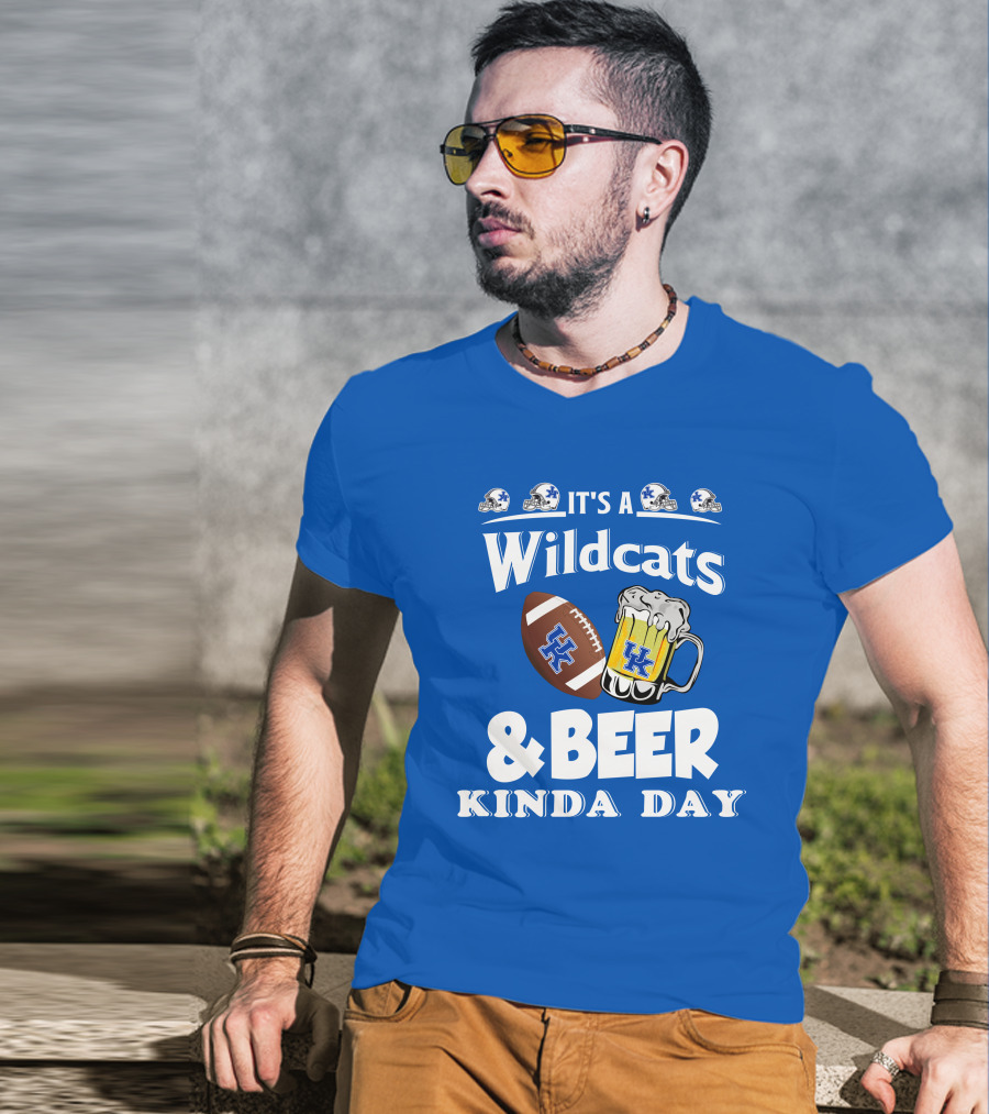 It's A Wildcats Football Beer Kinda Day T-Shirt