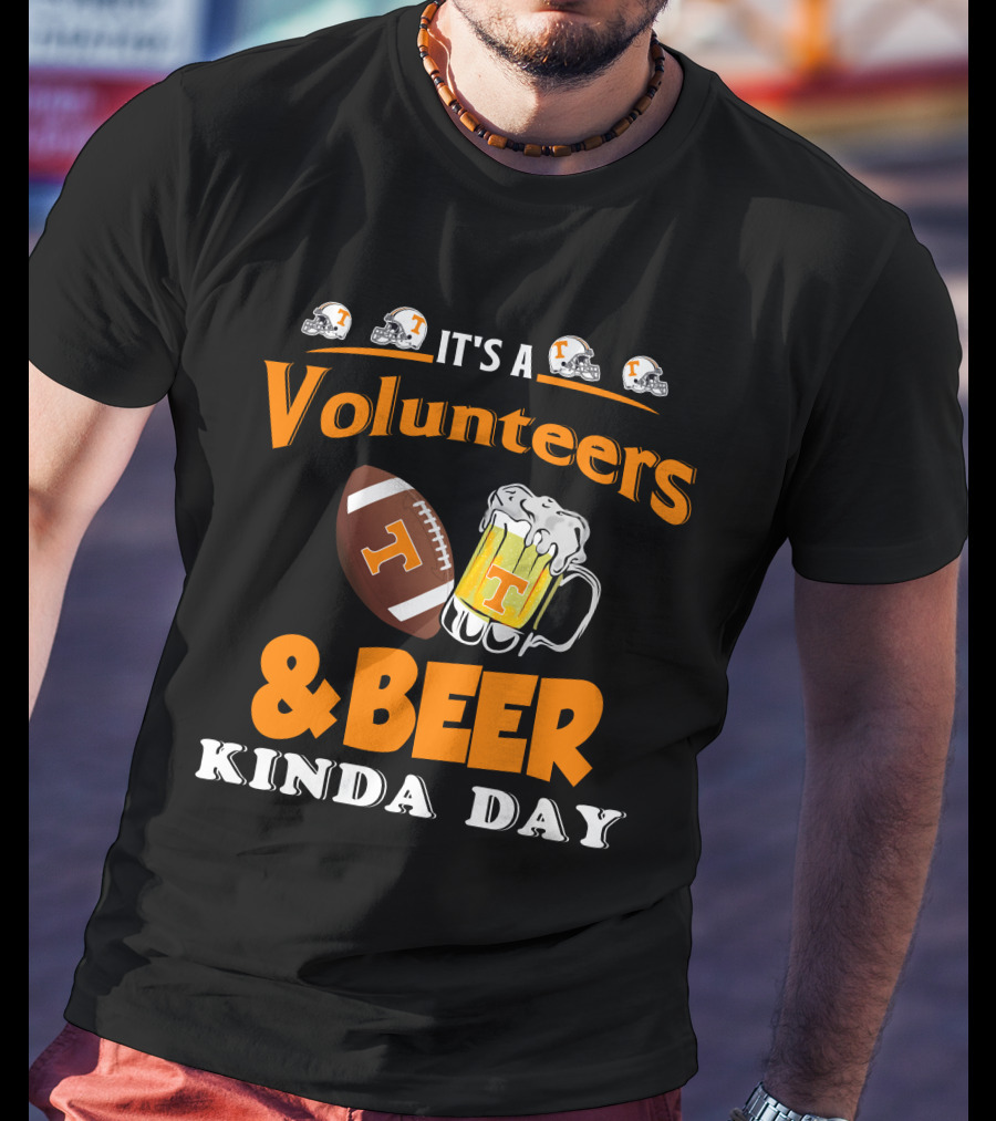 Tennessee Volunteers Football And Beer Day Celebrations T-Shirt