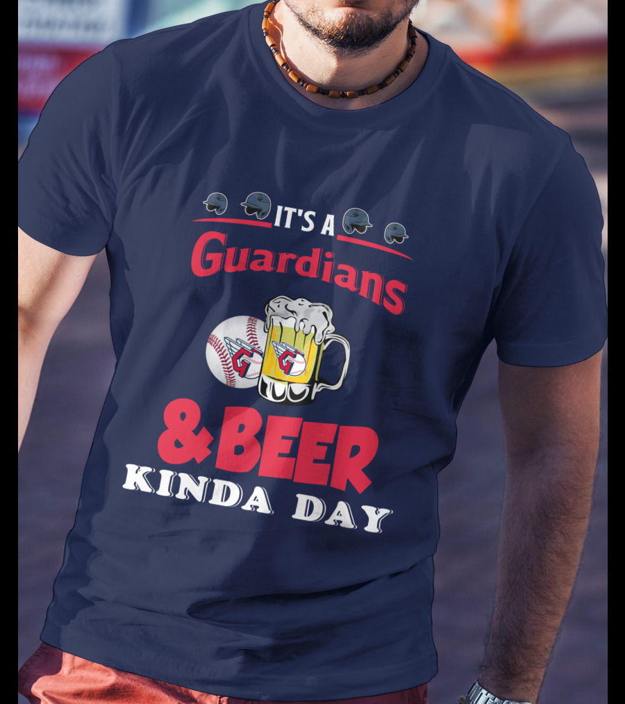 It's A Cleveland Guardians And Beer Kinda Day Baseball Mug T-Shirt