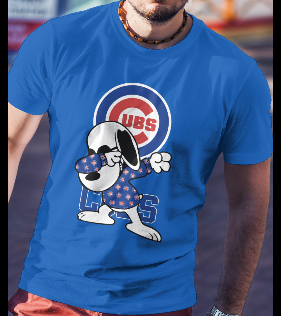 Chicago Cubs Snoopy Dabbing T-Shirt
