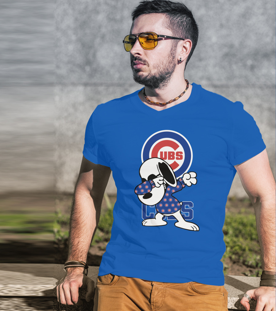 Chicago Cubs Snoopy Dabbing T-Shirt