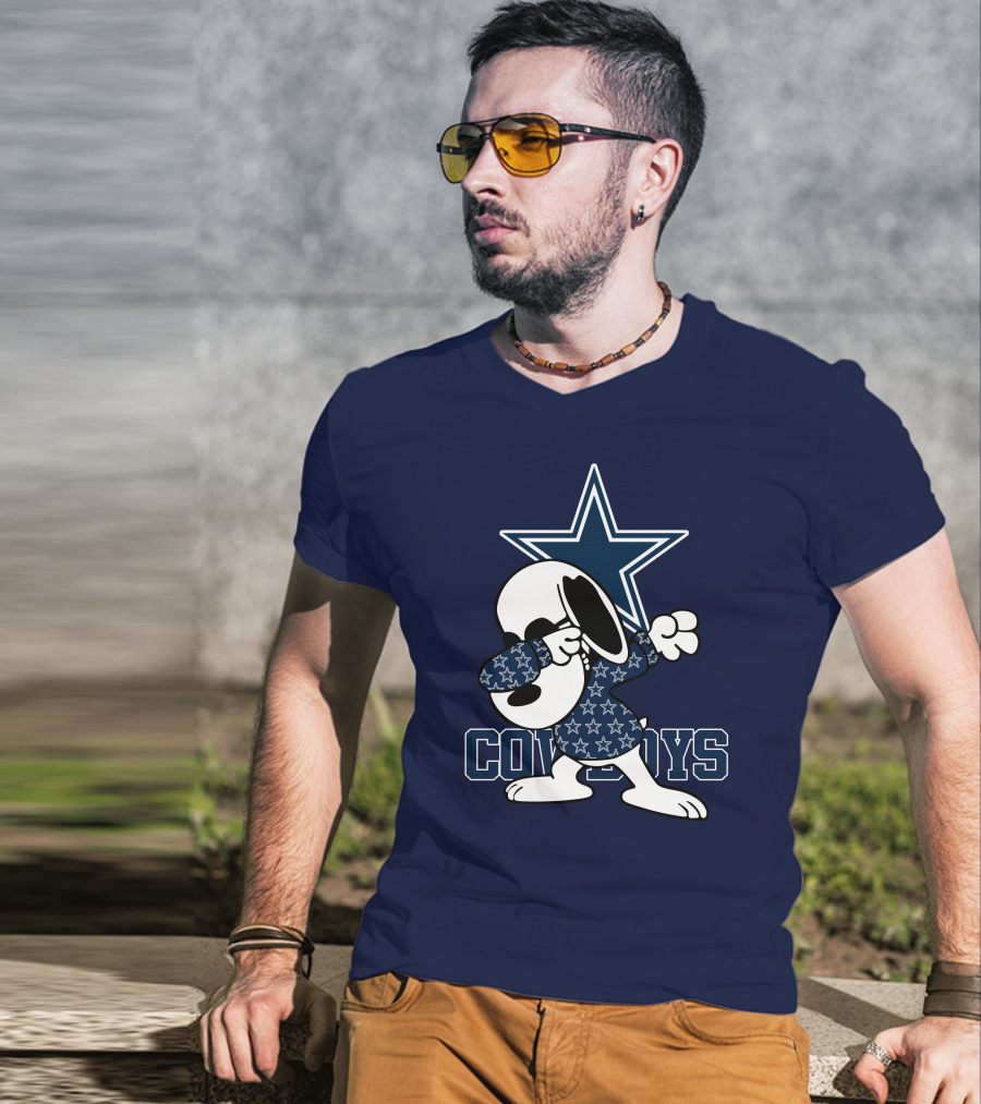 Dallas Cowboys Snoopy Dabbing Star T-Shirt