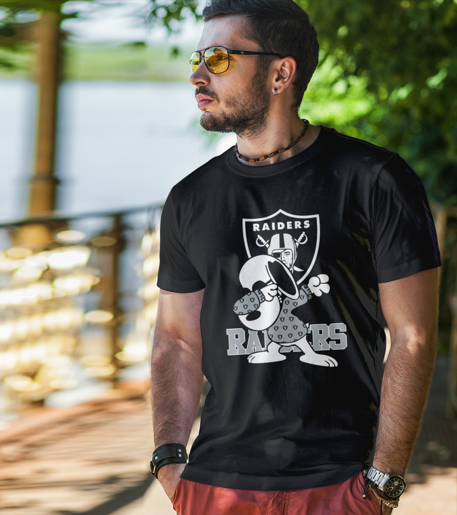 Las Vegas Raiders Snoopy Dabbing Raiders T-Shirt