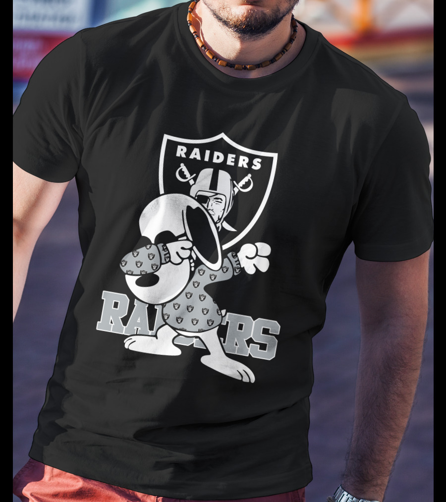 Las Vegas Raiders Snoopy Dabbing Raiders T-Shirt
