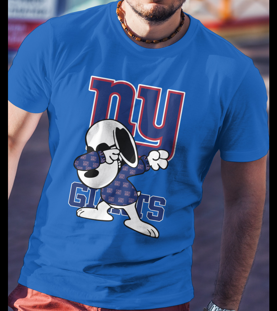 New York Giants Snoopy Dabbing Ny Giants T-Shirt