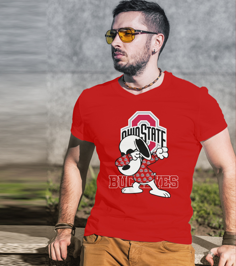Ohio State Buckeyes Snoopy Dabbing T-Shirt