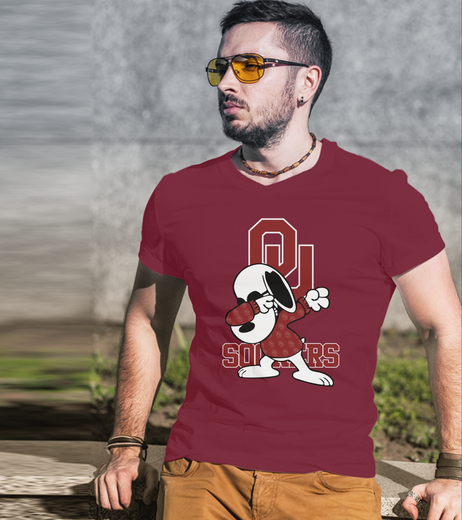 OU Sooners Snoopy Dabbing T-Shirt