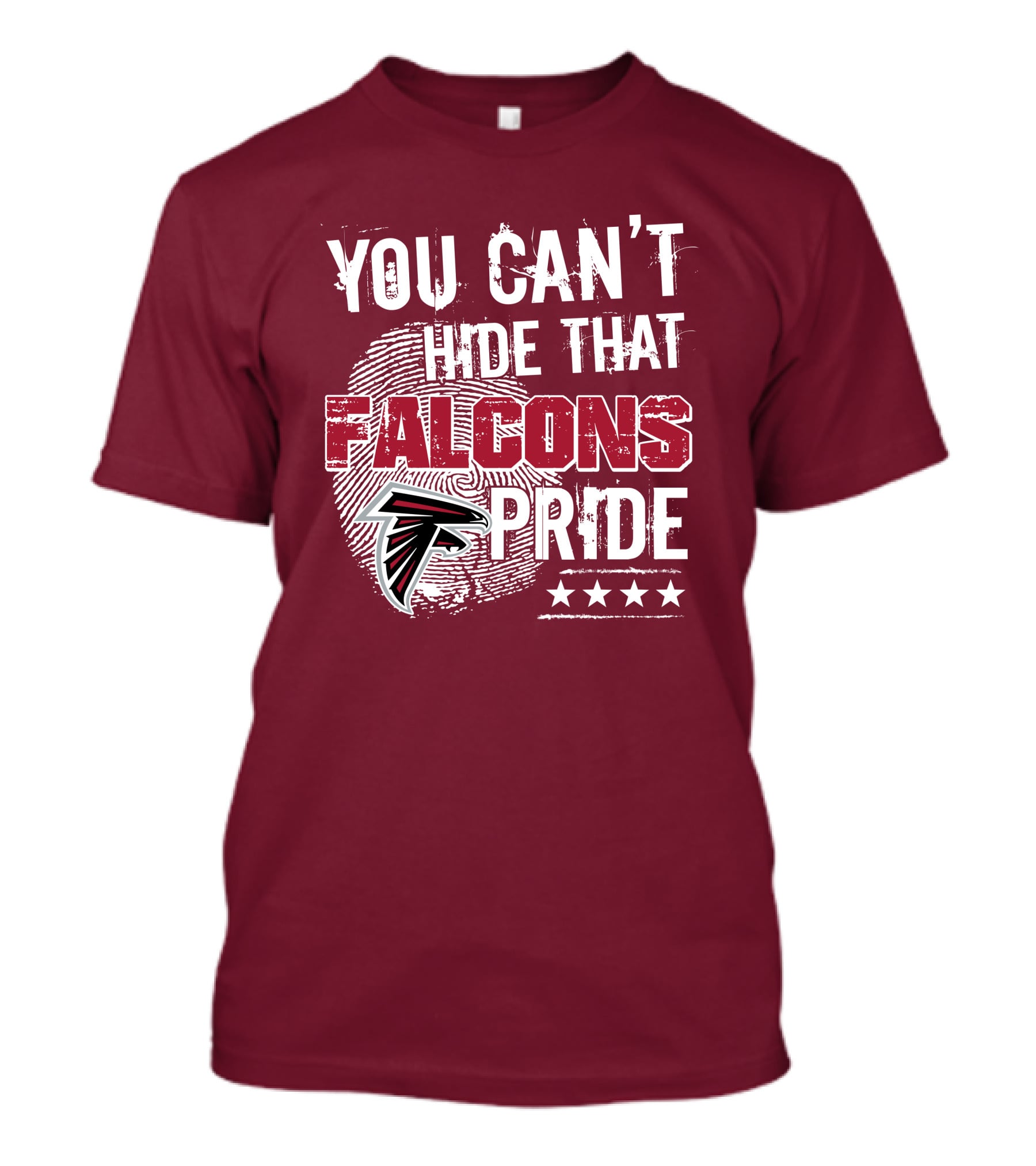 You Can't Hide That Falcons Pride With Atlanta Logo And Stars T-Shirt