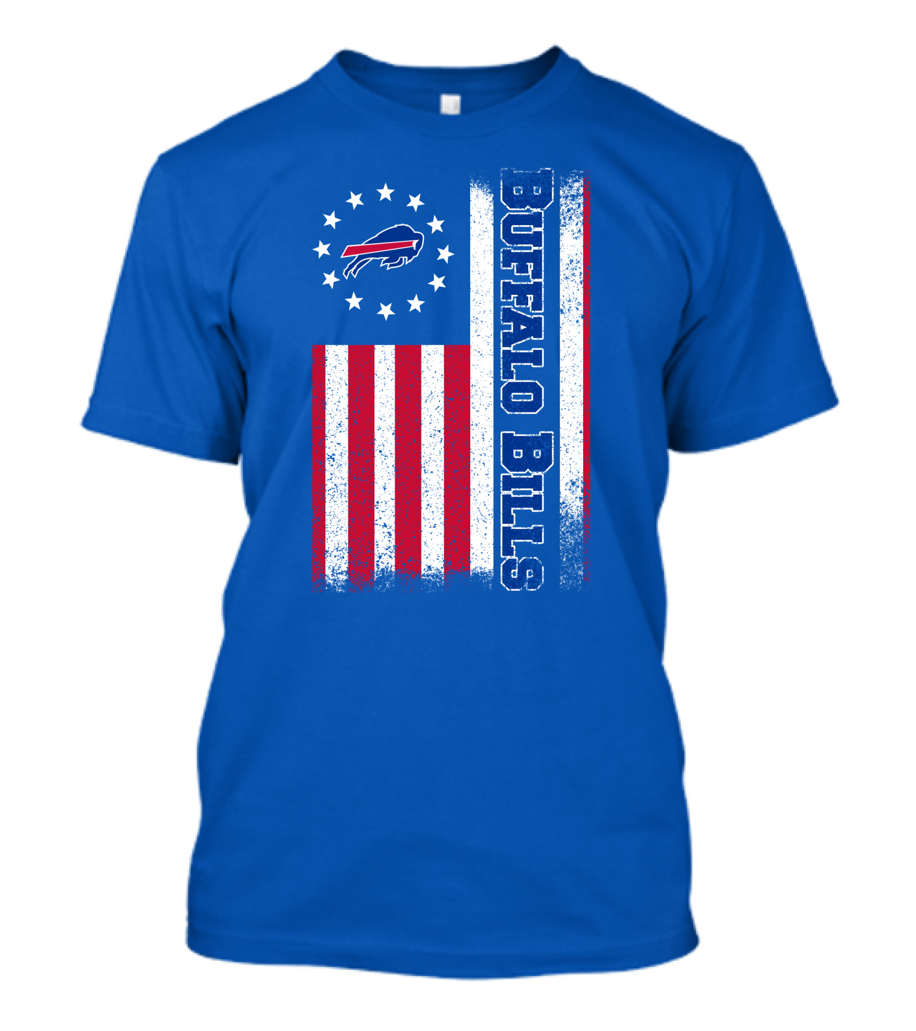 Buffalo Bills American Flag Stars And Stripes T-Shirt