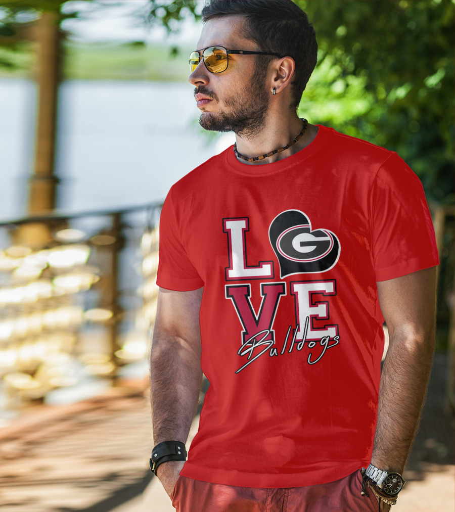 LOVE Georgia Bulldogs T-Shirt