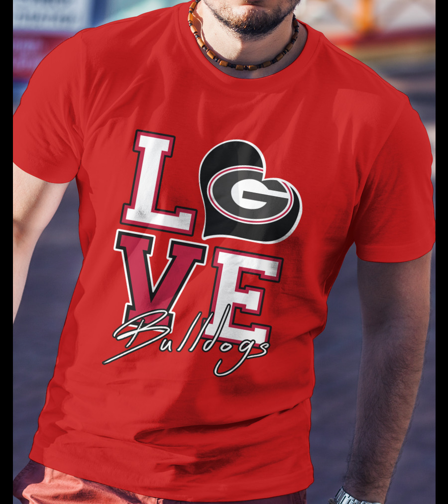 LOVE Georgia Bulldogs T-Shirt