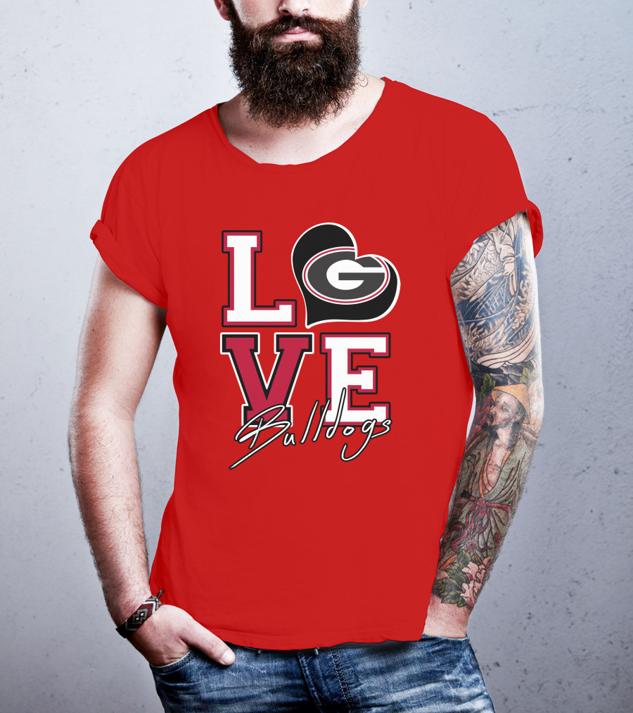 LOVE Georgia Bulldogs T-Shirt