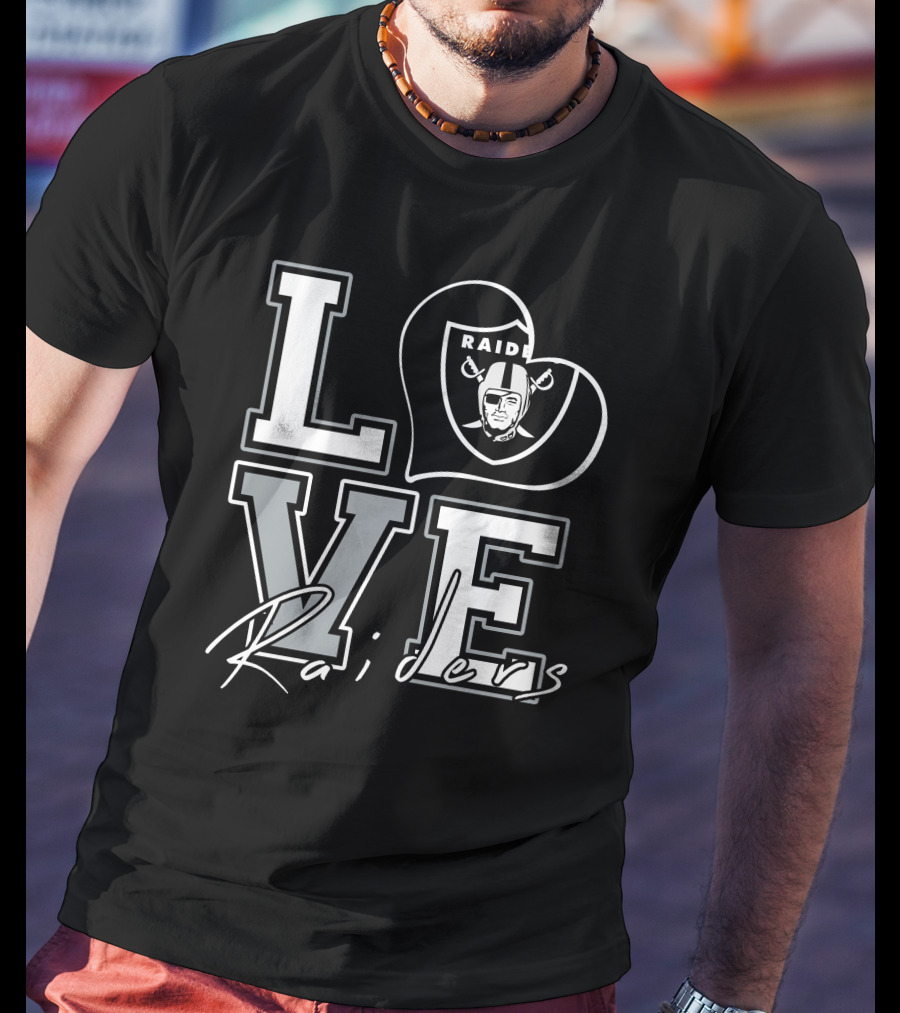 Love Raiders Heart Logo Las Vegas T-Shirt