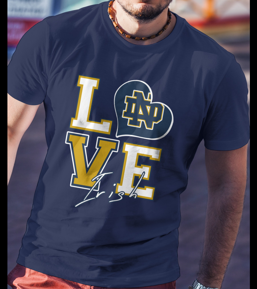 LOVE Notre Dame Irish ND T-Shirt