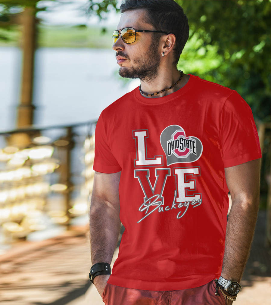 LOVE Ohio State Buckeyes T-Shirt